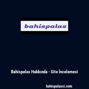Bahispalas Hakkında - Site İncelemesi